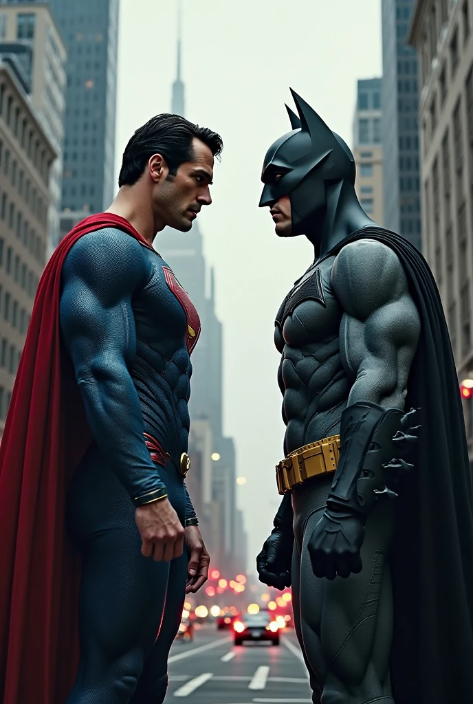 Superman fuck with Batman