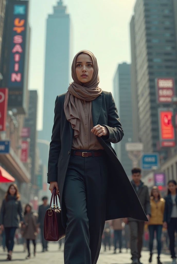 sexy hijab woman wearing tight full body clothes