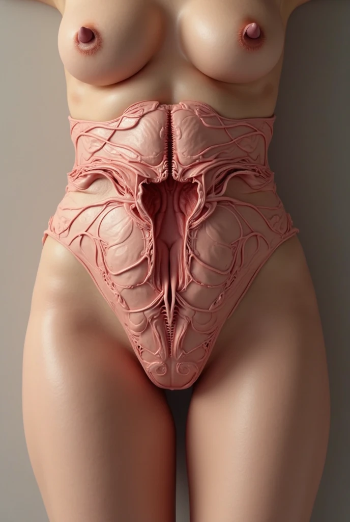 Opening the genitals, Genitals close up