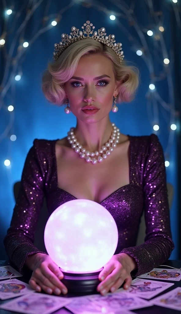 Three-quarter profile, close up shot, glamour Portrait of a white young blonde woman big breasts wearing high end matte white fashion business clothes and skirt, neckline::5 white dress, hand on hip, white hair, white clothing is minimal, red light spot, Her left hand is on her hip and her right hand is holding a red ball, hyper realistic scene, aesthetics, matte white photography, clean gray background, high quality, realistic, high detailed, 8k, editorial photography, clean bright light colors, lots of light, hyper realism, ultra realism, realism, photorealism, high definition photo, HD, HDR, high detail 