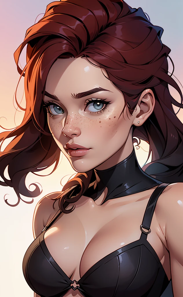 Character style Cartoon style digital illustration GTAde style female style beautiful breasts symmetrical medium breasts Fiona with war marks Cartoon image of a woman .Ilustra??o estilo desenho animado, estilo de arte dos desenhos animados, estilo de arte dos desenhos animados, digital illustration style, estilo atompunk design de personagens altamente detalhado, arte digital detalhada coragem, Forest fan art, Design de personagens de retrato, beautiful digital illustration, retrato de alta qualidade, Arte em quadrinhos, mulher jovem cabelo com transas lindas . Eyelined eyes Medium large bust and wonderful sexy clothes. image expression of sexual desire from waist to head illustration Queen Anne of Arendelle atompunk style Fallout 4 style pose playboy magazine a close-up of a woman sitting with a dragon cartoon of a woman .illustrationstyle Cartoon style digital illustration GTA style