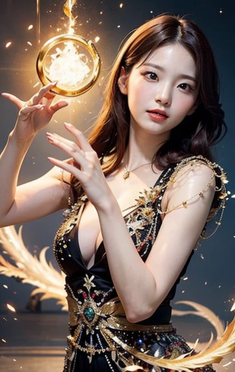 Delicious mandarin oranges High Contrast Photon Mapping Glitter lame race jewelry Diamond particles