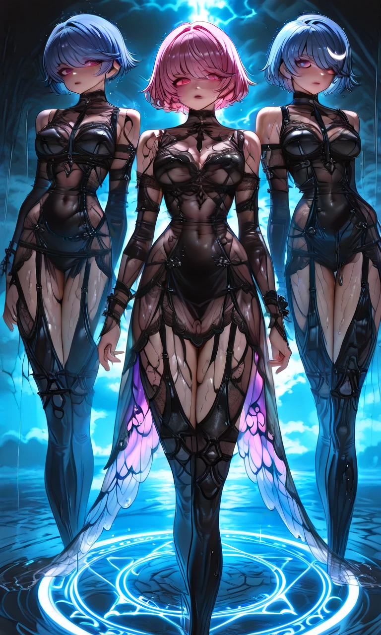 ((masterpiece)),(((best quality))),((character design sheet, multiple sexy poses, white background:1.2)),((full body view, multiple sex positions:1.2, XXX:1.2, vaginal sex:1.2)), illustration,Catalogue of sex slaves, thick thighs, ((vaginal Creampie, view from multiple angles:1.2)), ((rough sex:1.2)),((NSFW:1.2, vulgar)), beautiful Mexican girl, stunning face, ((full body tattoos:1.2)), 8k, ultra sharp, ((sugar skull makeup:1.2))
