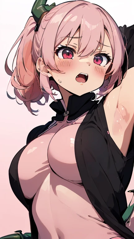 score_9, score_8_up, score_7_up, score_6_up, score_5_up, score_4_up, 1girl, klee (genshin_impact), genshin_impact, small breasts, collarbone, breasts focus, floox style, \\\\\ jacket,, open clothes, red jacket, red track suit,, sportswear, standing, (loli:1.2), track jacket, red track pants, track suit, \\\\\ steam, steaming body, sweat,, rating_explicit, high resolution, deep breath, smile, stars, V, head out of frame, grey background, solo, happy, nipples