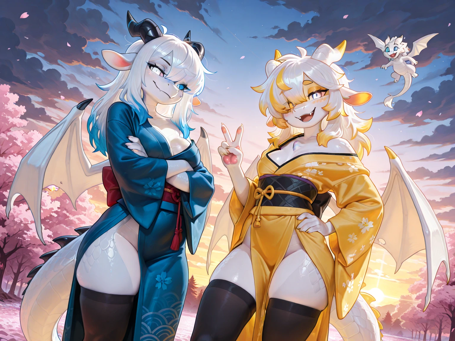 a thicc muscular egyptian style white messy short hair Woman with Wolf ears yellow eyes and wearing latex mini skirt showing belly sixpack with tattoos and piercings with hands behind head moon in the sky