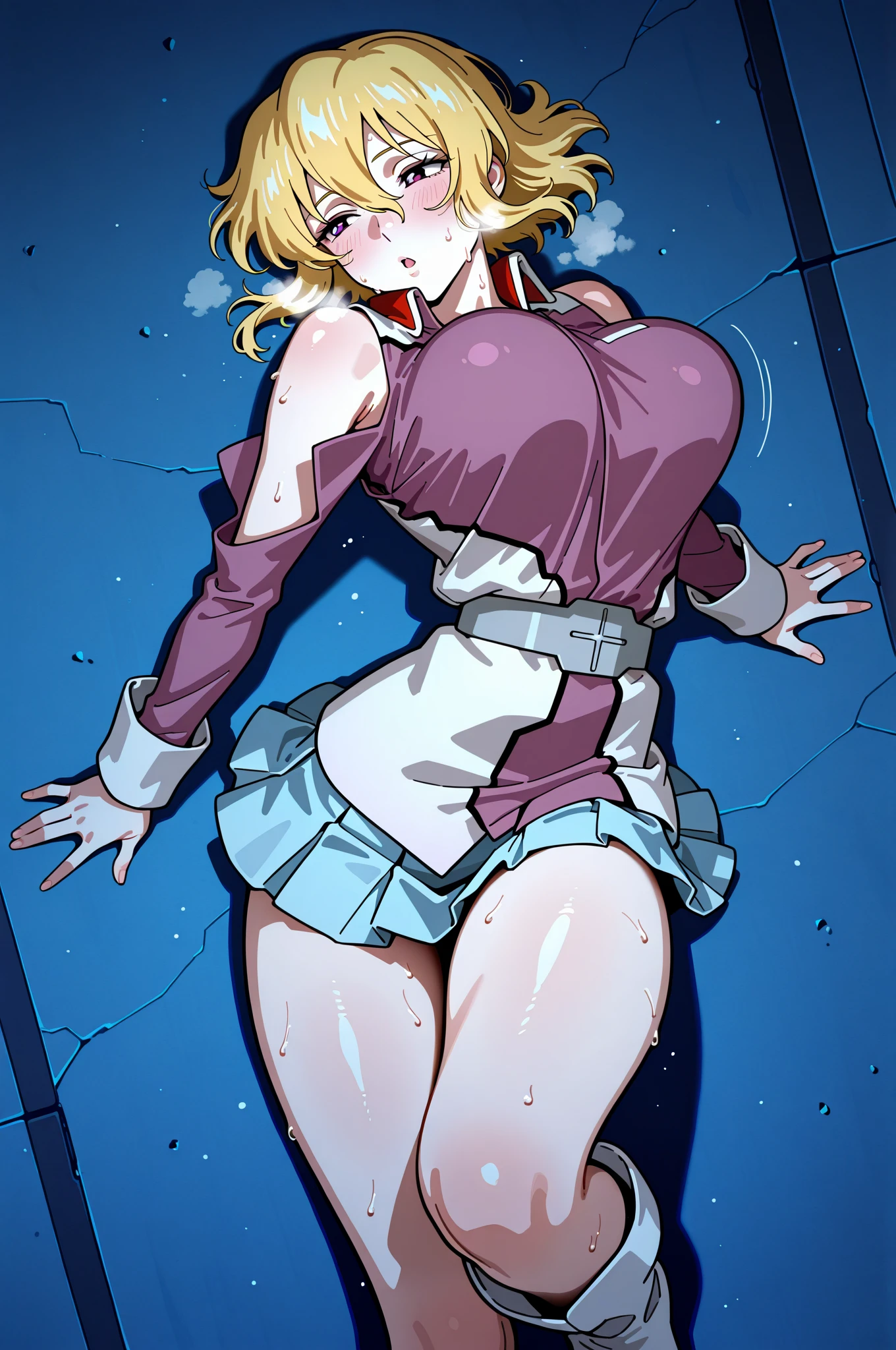 Browsing Caution,(In prison,Arms chained to an operating table,Legs chained to the operating table,Metallic colored Sailor Ballerina transforming heroine,Shiny metallic leotard with ruffled skirt,Sleeveless,Waist ornaments and armor adorned with large jewels,Transformation Heroine Hair Accessories,Ripped metallic thigh-high socks,A big red ribbon and a big jeweled brooch,Shiny metallic heroine costume,Tight transforming heroine gloves:1.5),(Men and women having sex in the missionary position,A transforming heroine gets raped:1.5), (vagina,penis:1.5),(Wide-open legs,Raise and stretch your arms, lying on the operating table,Legs stretched out to the sides:1.5),(Men surrounding a girl,His arms are shackled,Her legs are strapped to the operating table,Restraints bind the limbs,Massive bukkake,Semen Pool:1.3),belly button, (The girl is crying,Open your mouth:1.3),Sweat,Love Juice, (Petite Girls,young,thin,Very small breasts:1.5),Blonde twin tails,Perfect Face, Perfect Anatomy,(Cowboy Shot:1.5),(vaginaから溢れる:1.2)