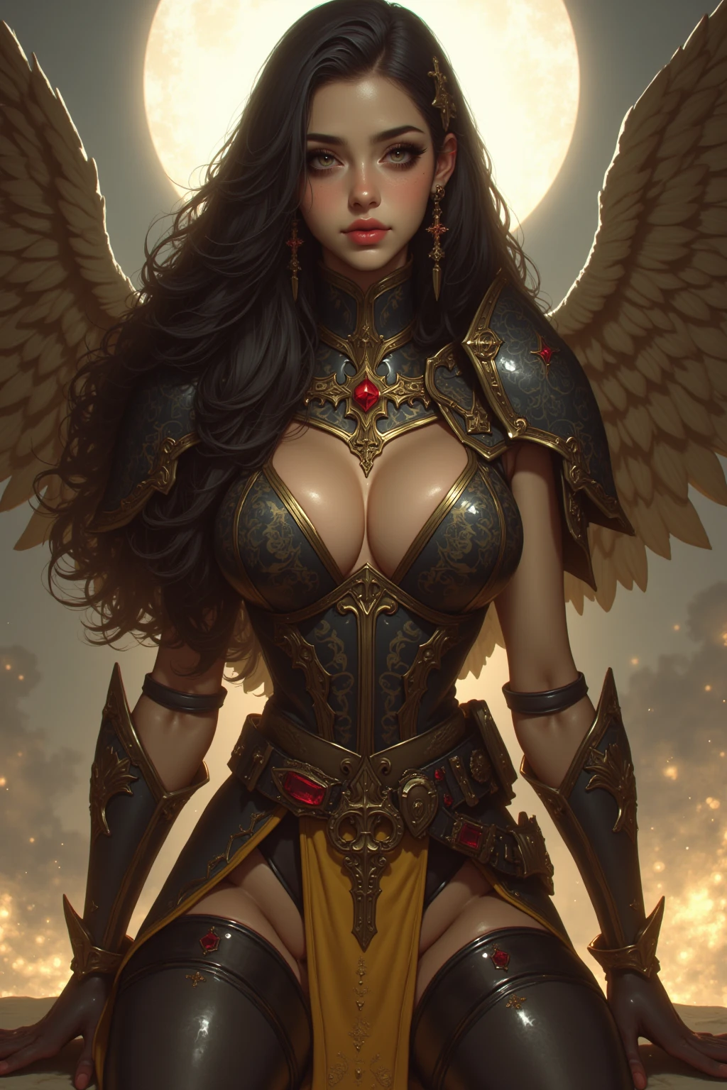 a action packed giant poster of, "In the ethereal heavens, a celestial drama unfolds as thick clouds weave together to form a wondrous creature of mythical lore—a majestic Centaur, highly detailed, ink illustration, style of peter mohrbacher, golden ratio, (filigree:1.3), fairytaleai" "opl, red, ultra hd, realistic, vivid colors, highly detailed, UHD drawing, pen and ink, perfect composition, beautiful detailed intricate insanely detailed octane render trending on artstation, 8k artistic photography, photorealistic concept art, soft natural volumetric cinematic perfect light --q 99 --testp --chaos 90",pretopasin,MadeClinev001,rfktrstyle
