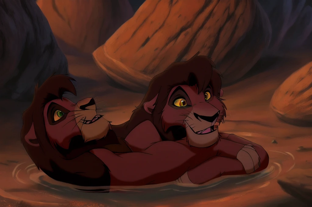 duo, score_9,score_8_up,score_7_up, Nala from the lion king, Anthro, adult female lioness, blue eyes, yellow sclera, naked, curvy, outdoors, seductive pose, in tall grass, in the African Savanna, sex, cowgirl position sex, she is straddling a human male, she is dominating him, human male is cropped out,