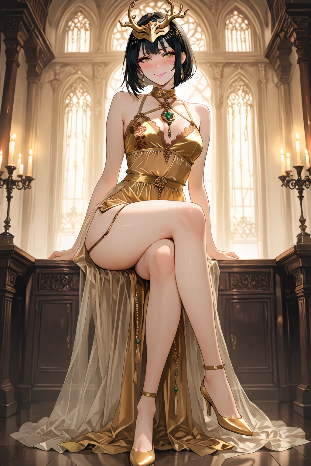 (best quality,8k,highres,masterpiece:1.2),ultra-detailed,(realistic,photorealistic,photo-realistic:1.37), (full body:1.5),A mesmerizing portrait of a flapper from the roaring 20s, bedecked in the fashion of the era, gracefully swaying on a swing above a bustling speakeasy. The intricate details of her attire and her bold curves are captured with stunning clarity, while the surrounding scene is rendered in ornate splendor, drawing the eye with razor-sharp focus.