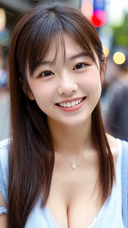 ((Highest quality)), ((masterpiece)), (detailed), Japanese, Age 25, Beauty, Front face, sexy,Face close-up,smile,Long Black Hair