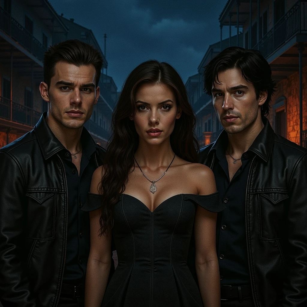 The same vampire girl, being watched by the alpha of the pack