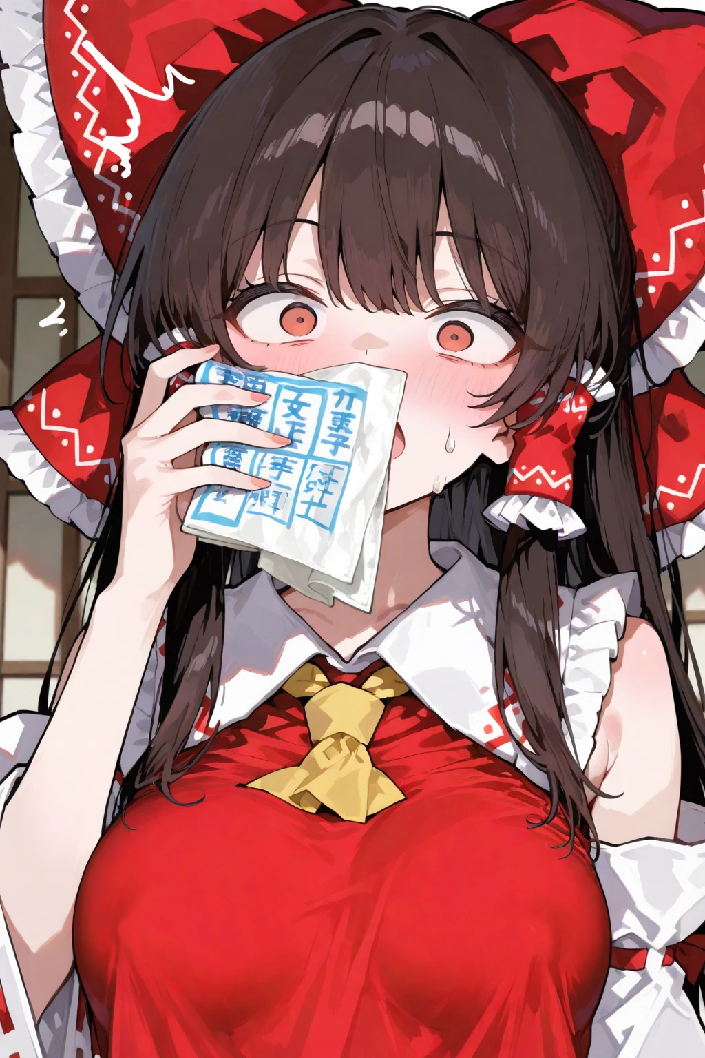 NSFW,masterpiece,Highest quality,High resolution,Super detailed,Reimu Hakurei\(Oriental Project\),Hakurei Reimu,Embarrassed,Frustrated face,Lust,blush,Expecting face,Seduce,shrine,futon,(To flatter),(Sex slave),(Middle-aged men),(Having rough sex),put in,Creampie,(rape),(aphrodisiac),(Squirting),(trembling),(Sex slave),Open your mouth,Sticking out tongue,Drooling