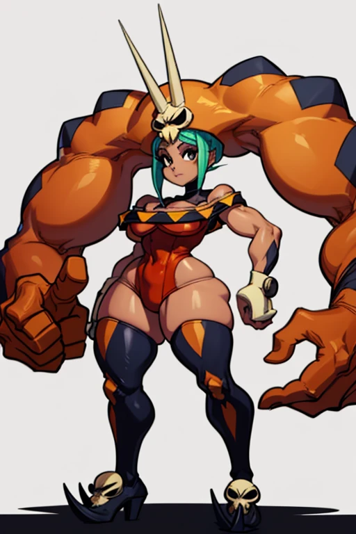 best qualityer, master part, circunstanciado, ((Skullgirls characters, cerebellum sfw)), best qualityer, cerebellum sfw, circunstanciado, natural action pose