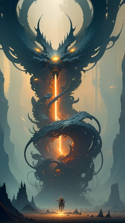 masterpiece, best quality, (extremely detailed CG unity 8k wallpaper), (best quality), (best illustration), (best shadow), absurdres, realistic lighting, (Abyss), beautiful detailed glow, art by PeterMohrBacher,