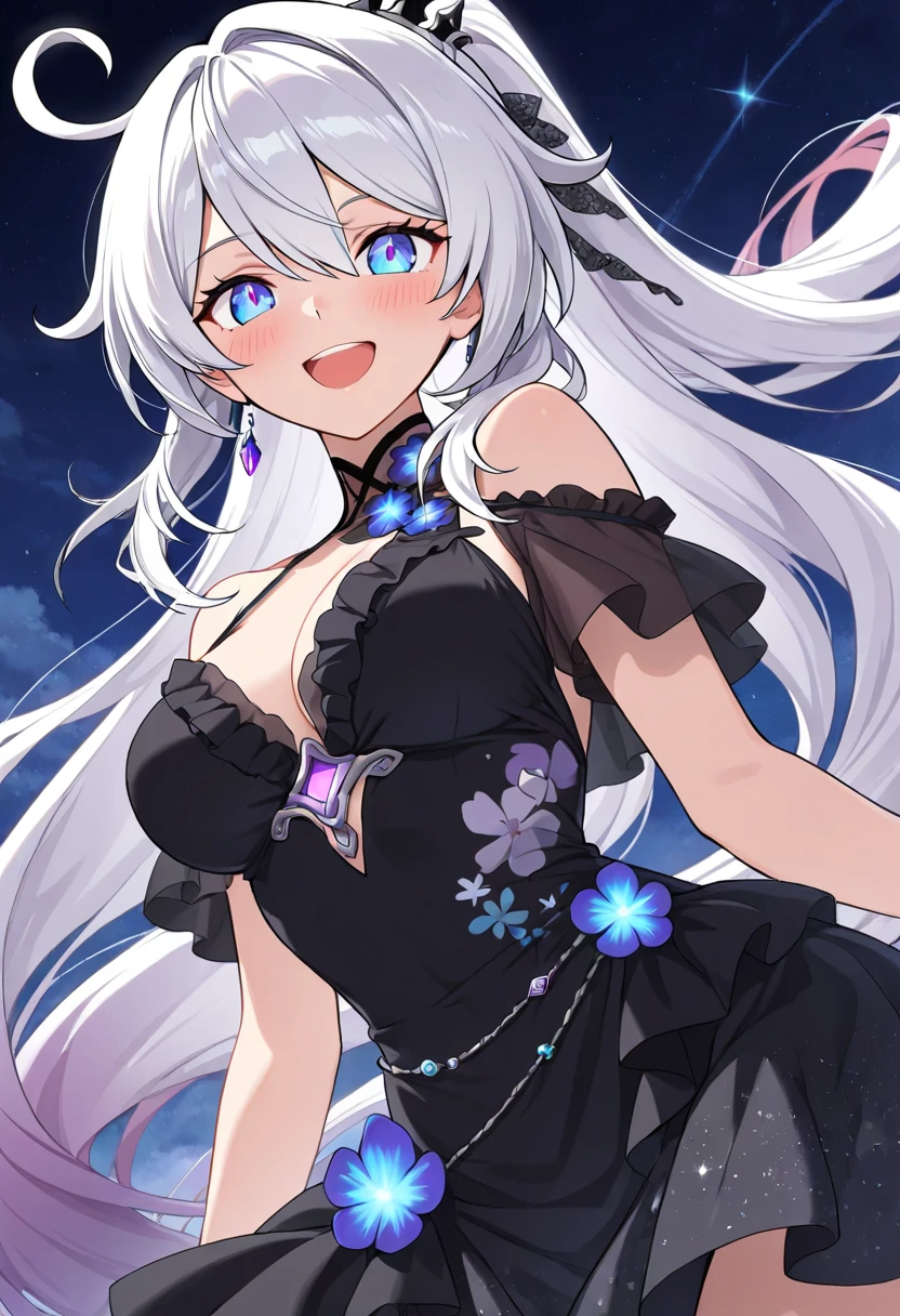 (MASTERPIECE)、(Top quality anime illustrations)、(ultra definition)、one girl、solo、Beautiful girl with silver hair、Anime Loli、Cat eared loli、See-through costumes、Devil Girl、Sleeveless、a smiling look、Cleavage emphasis、Lower milk emphasis、thights、Tarot card style、demons