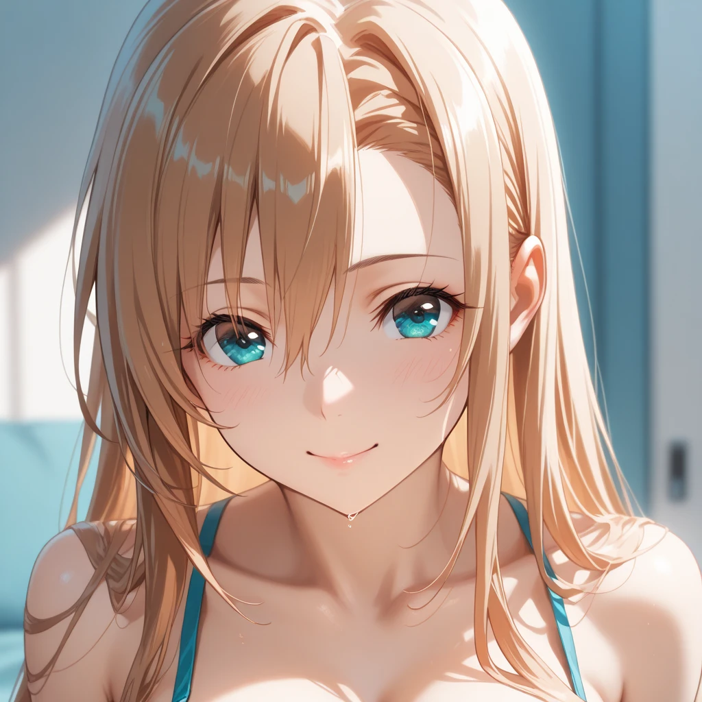 (masterpiece:2.0), (highest quality:2.0), (naked:1.5), (tiny thong bikini:1.5), (Super Sexy Pose:1.5), (blushing face:1.3), (cover your crotch with your hands:1.3), (Ultra-thin fabric:1.5), (spill :1.4), (realistic:1.5), Down , I can see the side boob, naked, 1 , precise small needle, embarrassed look, light smile, look at me and smile, Very cute girl, innocent face, young face, clear eyes, shining eyes, small breasts, I can see your shoulders, I can see your stomach, I can see the cleavage, I can see your stomach, Down腹部が見える, I can see your butt, I can see my crotch, no pubic hair, dynamic posing, beautiful skin, Super fine, highest resolution, Japanese high school student, golden hair