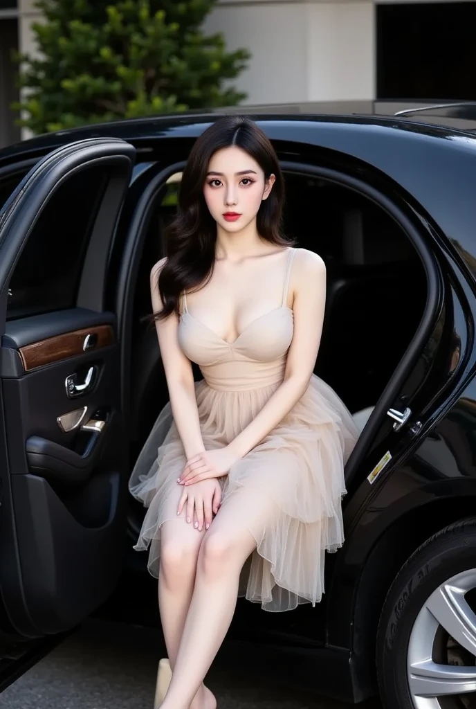 8K, Masterpiece, RAW photo, Best quality, Photorealistic, Extremely detailed CG unifies 8K, 8K, Diamond, and wallpaper, Depth of field, Cinematic light, Lens flare, Ray tracing, (Extremely beautiful face, Beautiful lips, Beautiful eyes), intricate detail face, ((ultra detailed skin)) 1girll, In the dark, deepshadow, Pretty Korean girl, Kpop idol, Photo of a sexy woman sitting in an airplane seat,Wearing a white flight attendant uniform,Skirt that wraps hips,(Very slim and slender muscular body:1.3), (Flesh-colored pantyhose:1.3),Light tight flight attendant uniform,mediuml breasts,Wide buttock,being thin,Redlip,黑The eye,(unholy:0.9),Cross ed leg,(textured fabrics:0.9),looking at viewert, (Pale skin), (Big eyes),(ssmile:0.8),flirting to the camera,(metallic fabric:0.5),extremly intricate,(realisticlying,primitive:1.5), Sideslit, (bblurry:0.9), detail in face, poor quality photo, hight contrast, inside airplane, Slender, bow-shaped, (birthmark:0.4)