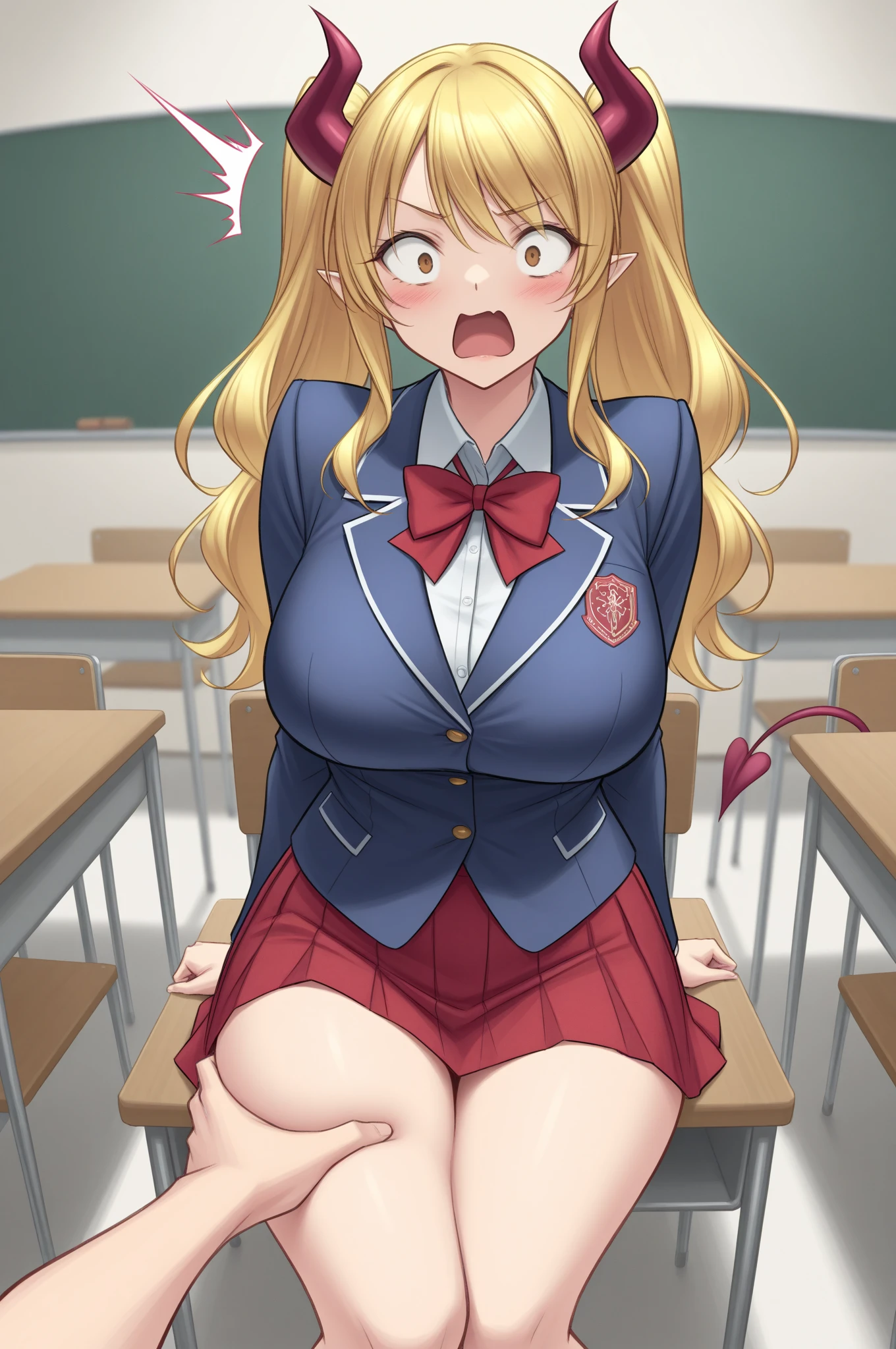 Power | Chainsaw Man| Very Very Big tits hot breasts big saggy breasts wearing a black swimsuit having sex with the teacher futa big tits big penis classroom 