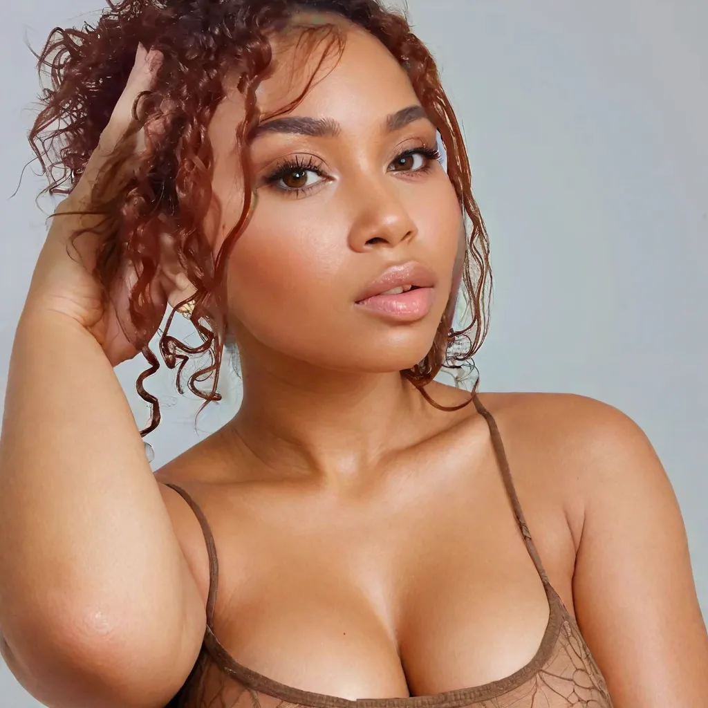 Highly detailed image, Dominican woman with black clothes on, highly detailed clothing, highly detailed face and eyes, curvaceous booty