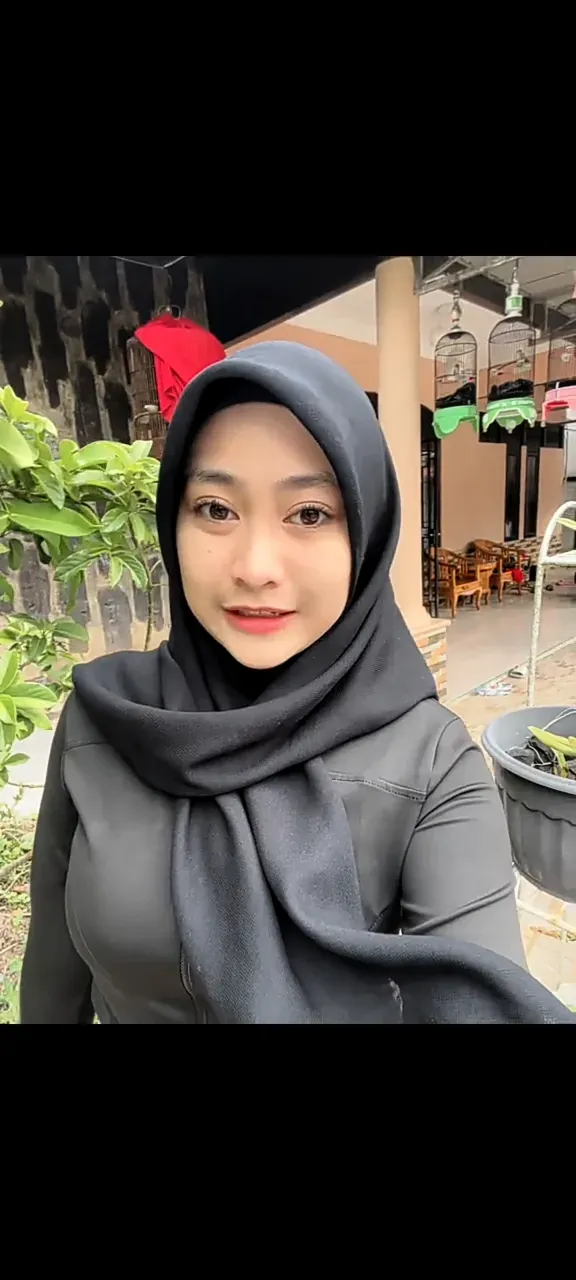 Black hijab realistic