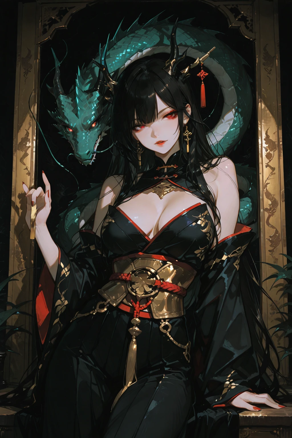 ((Highest quality、unity 8k wallpaper、32K、masterpiece、Very detailed、Ultra-high resolution、Ultra-high resolution、 Very detailedな顔, RAW Photos, Professional, Ultra-fine painting, Fine metal texture, Genuine)) Kotegawa Yui morphing into lizardwomen, Long tail、Densely-packed scales on the limbs、Long fingernails、There are fine scales growing on the chest、Full-fledged udder、