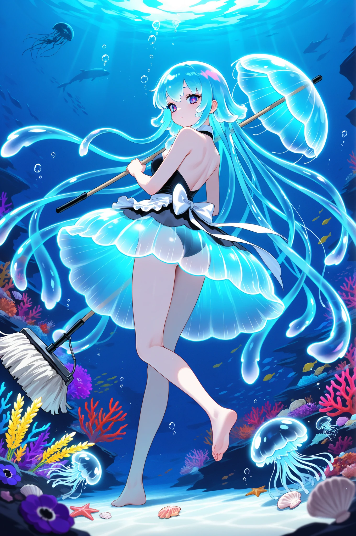 (masterpiece,best quality,ultra-detailed,best illustration:1.3), 1girl, (slime girl:1.3), ( transparent:1.3), (see-through:1.1),sitting, white highhighs, (refraction,reflection:1.1) , transparent face,transparent body,transparent skin,sunshine day