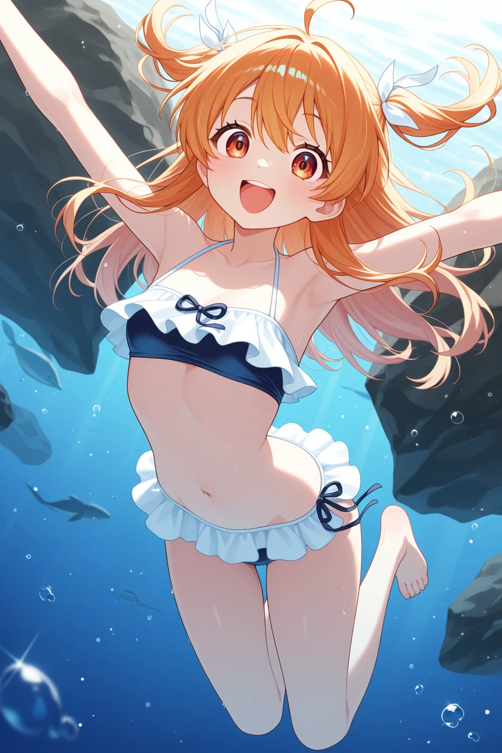 Nami from one piece anime giving sucking dick