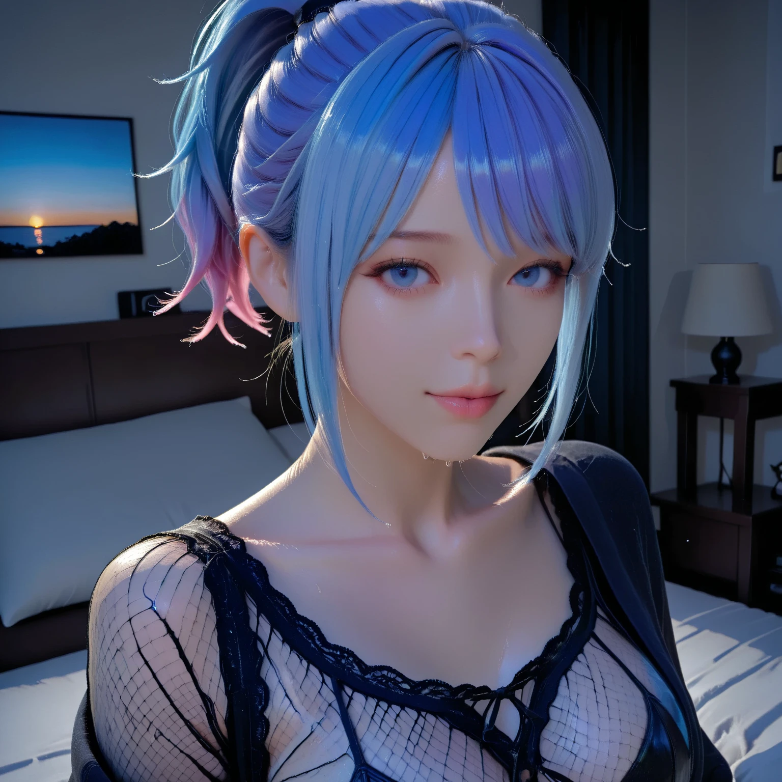 Office Culture，Image gallery，Upper body close-up，A girl who dresses very conservatively，She is the most beautiful girl here，The picture is very realistic，（Very detailed），Add details，再Add details，（Extremely realistic skin texture），Increases skin texture，The sun shines，，The picture became more three-dimensional..，Hair Enhancements。