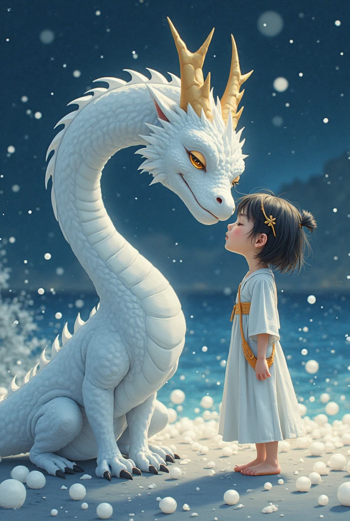 Close up of a child, sitting on a Chinese dragon, blue sky and white clouds in background, cute digital painting, Guvez style artwork, children's art in Artstation, Ross Tran, 8 K, WLOP and Ross Tran, detailed painting 4 K, Chinese fantasy, Ross Chen and Bayard Wu, cute detailed digital art, Ross Lar 1.0