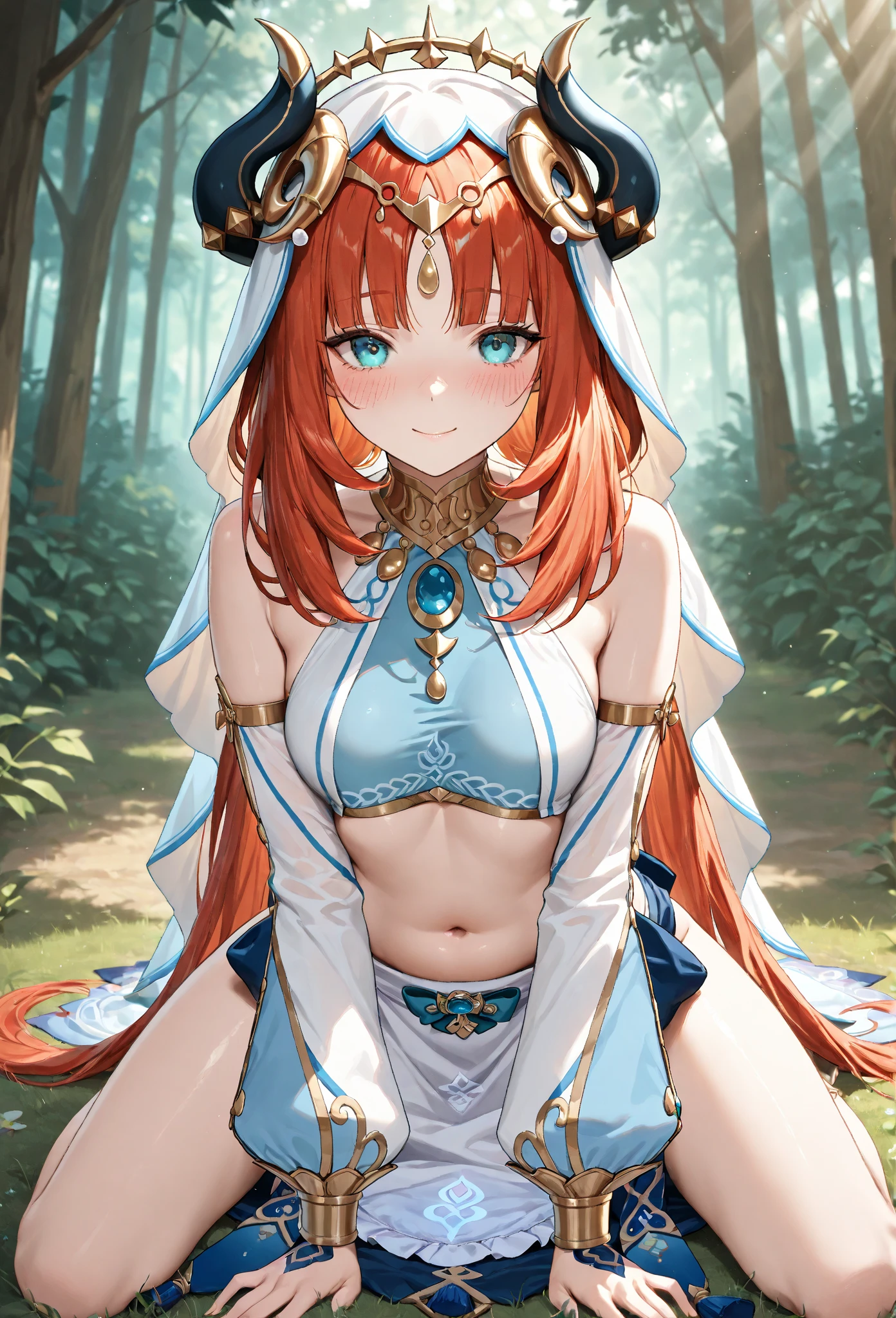 niloudef,
nilournd,(masterpiece),best quality, expressive eyes, perfect face,w sitting, w sitting on ground, legs on ground, arms between legs, bot arms between legs,1girl,