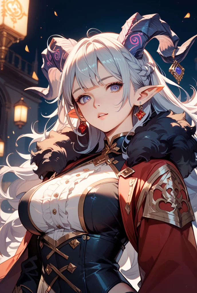 furry girl, giant breast, MILF,medieval, magical, goddess, queen, glowing fur, mouth gaping, blushing, tongue out, TONGUE, white semi-translucent off shoulder night gown, ROPE, (AHEGAO:1)
