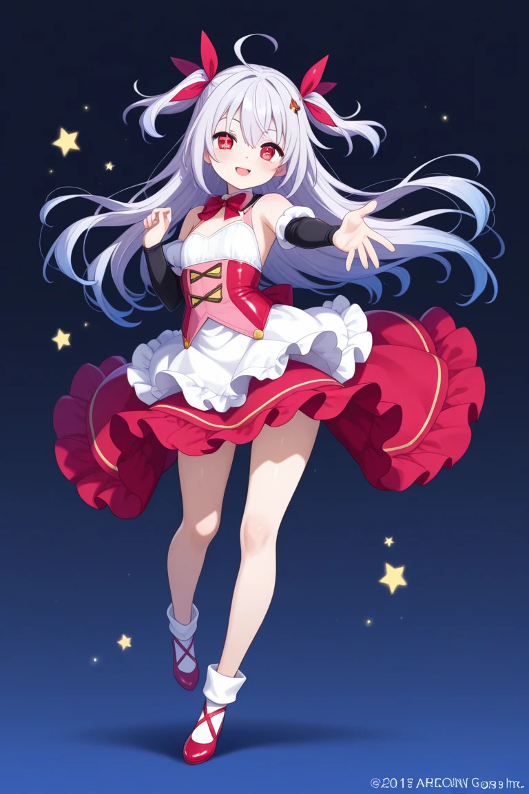 best quality, 1girl, detailed clothing, multicolored eyes, two-toned_hair