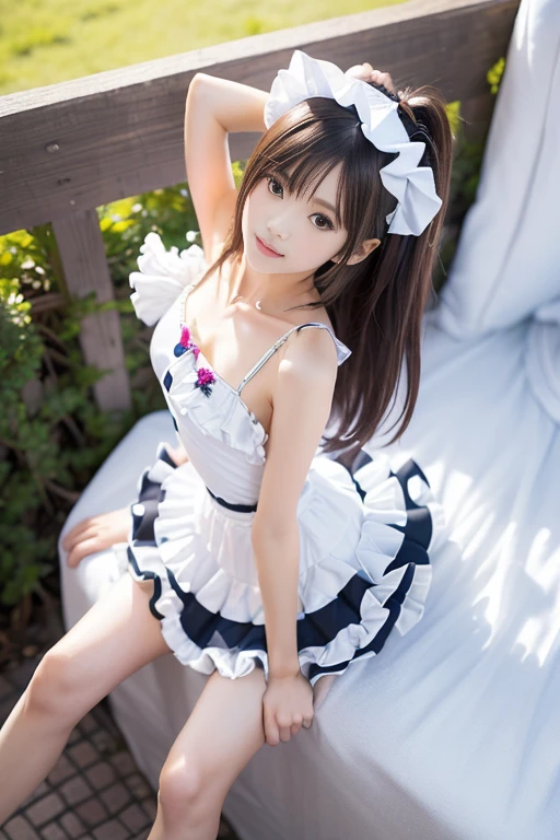 Early 20s,About 150cm tall,body shape(beautiful fair legs,well-defined body,genuineボディ,Glamour,big breasts),facial features(Brownい瞳,plump cheeks,beautiful eyes,long eyelashes,genuine,realisticな,Detailed and soft),posture(sexy pose,relax),clothing(Cotton swimwear,risky,The nipples are transparent,summery colors,),background（beach）accessories,long hair,street snap,Asian(Japan,South Korea,China),Lovely,long and beautiful legs,full body shot,realistic,portrait,beautiful girl, Brown_eye,casual fashion,,genuineフェイス,natural makeup,Enlarge your bust,8K,live action,genuine写真,