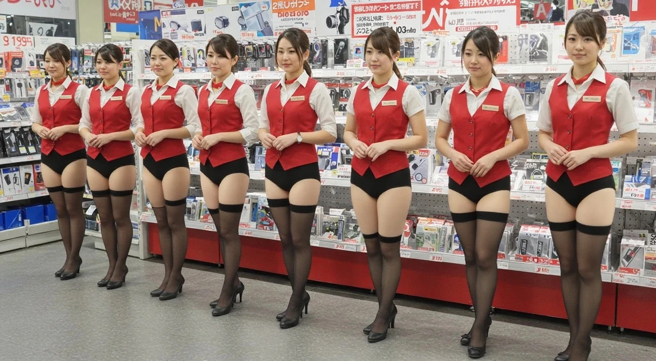 ((一人のWoman in underwearはセクシーにOffice corridorを歩いている:1.8), Beautiful Anime Women, Beautiful art style, Anime characters, ((Smooth texture, Realistic texture, Anime CG Style)), ((Highest quality)), (Very detailed), (Very detailed CG 統合 8k 壁紙), Very detailed, High-resolution RAW color photos, Professional photography, (Brown Hair, Stylish hairstyle:1.1), Great face and eyes, Beautiful and big breasts, Slender body, (Stunningly beautiful woman), (Detailed face:1.2), (Office corridor, Many men in suits are walking in the background, There is a window in the hallway:1.3), ((Bow tie around neck:1.3), (Black high heels:1), (Sexy and cute turquoise underwear:1.3), (Stylish shiny turquoise blue satin panties, Side-tie panties, Panties with a plain turquoise blue center and lace decoration on the sides:1.3), (Thin panties:1.3), (Turquoise micro lace satin bra, Turquoise blue bra with lace trim, Thin bra:1.3), (lace garter belt, Garter Strings, Black knee socks:1.3):1.3), (naked, Woman in underwear, Women wear only bras, panties, knee socks and garter belts:1.5), Exact number of arms, Exact number of legs, Perfect Anatomy, (Embarrassed expression, Surprised expression), Angle from the front, Exact finger count、Exact number of legs、(Exact number of arms:1.0, Exact number of hands:1.0), (Perfect hands, Perfect Anatomy)