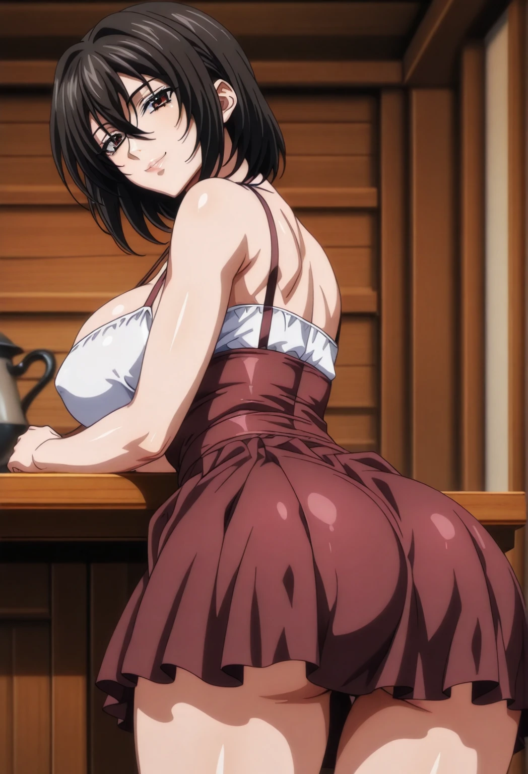 masterpiece, best quality, anime 1990s \(style\, naked, judge fafe, deception, disgusting ,pov, cowgirl sex,on top,