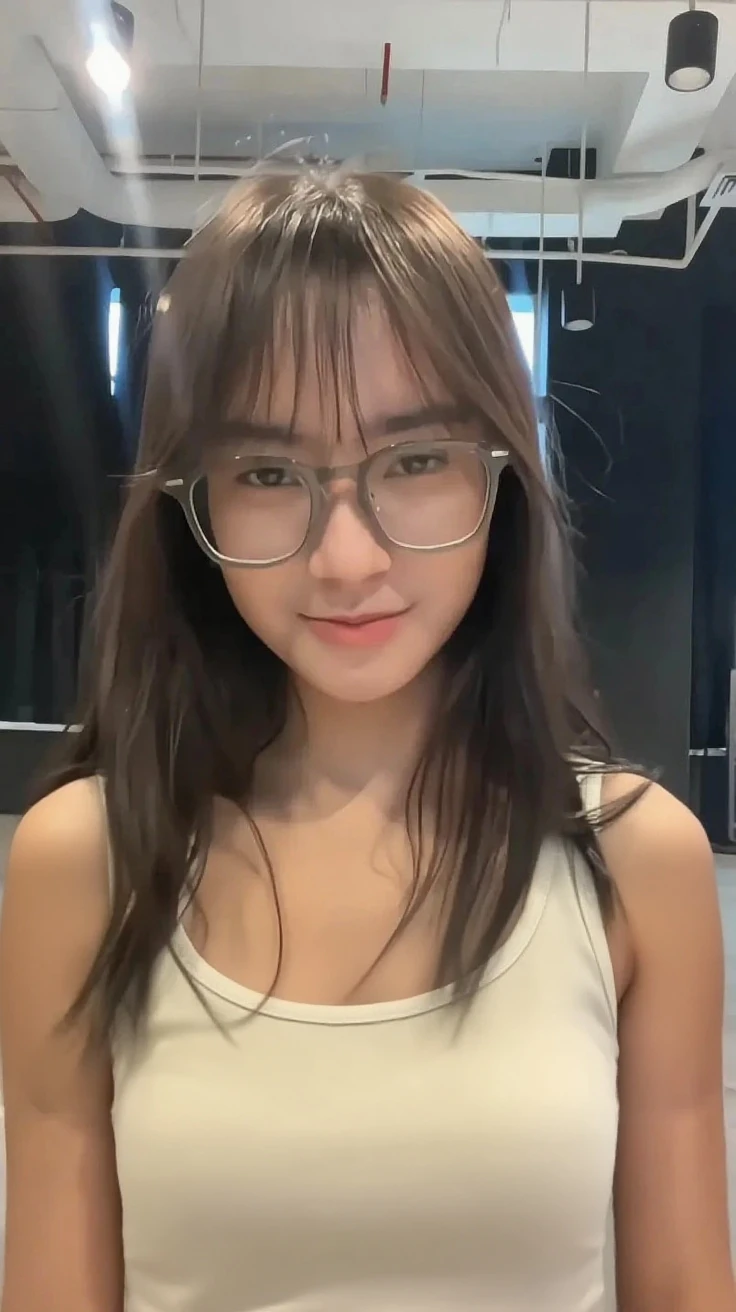 ((highest quality、8k、masterpiece:1.3))、sharp:1.2、perfect body beauty:1.4、slim abs:1.2、((layered hairstyles、huge :1.2))、G cup、plump and thick、high school girl、15 year old student、innocent、Childish、Wet:1.5、Highly detailed face and skin texture、detailed eye、double eyelid、Looking at the camera、茶髪のshortcut、Sweat、Take a full body photo、shortcut、beaver、short haired、short hair、belly button、track and field club、bend down、square glasses、field、athletics stadium、