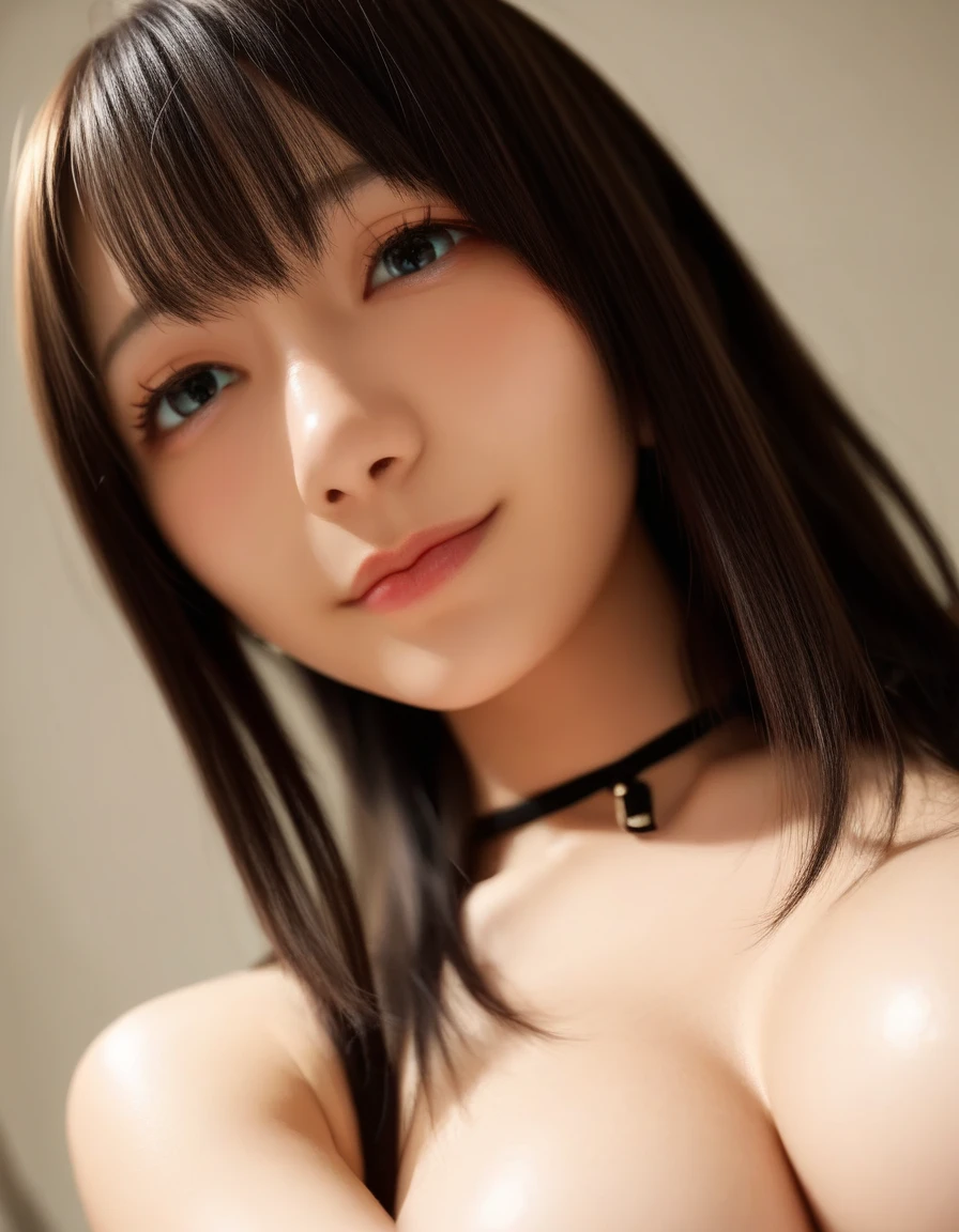 Completely naked、Naked boobs in full view、No bra、Exposing pink nipples、Delicate nude body、Red cheeks and embarrassed look、Staring up at me with an inviting look、Not wearing a bra、Completely nakedでまんこを露出した美女、Sexy pose、Expose bare breasts、Sweaty and shiny naked body、Pussy in full view、Sexy poseの全身、Staring with moist eyes、Shaved pussy、Shiny blonde hair that doesn't hurt、Naked beautiful girl、masterpiece, Amazing beauties, cute, bust, Eye for detail, Perfect Eyes,Anime girl with blue eyes and choker posing for photo, Photorealistic anime girl render, Realistic Anime 3D Style, Highly detailed facial anime, 3D Anime Real, Ultra realistic anime, Detailed portrait of an anime character, Detailed digital anime art, cuteリアルな肖像画, Stunning Anime Face Portraits, Smooth anime CG art, 8K Portrait Rendering,