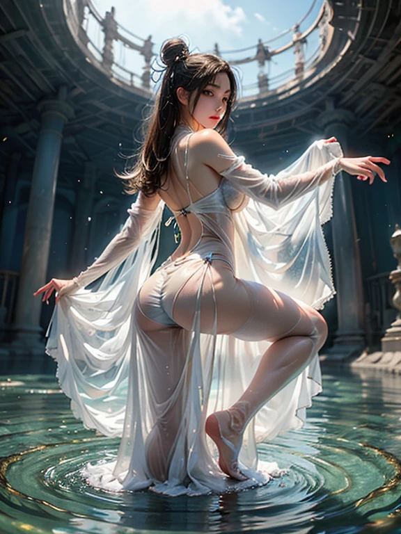 (((nsfw:1.5))),(practical, Realistic:1.37), (masterpiece, Highest quality:1.2), (Ultra-high resolution:1.2), (Original photo:1.2), (Clear focus:1.3), (Face Focus:1.2), (Highly detailed CG Unity 8K wallpapers:1.2), (Beautiful Skin: 1.2), (Pale skin:1.3), (Super sharp focus: 1.5), (Super sharp focus:1.5), (Beautiful and clean face:1.3), (Very Detailed Background, Detailed Background:1.3), bokeh, Written boundary depth, rest, Images of very cute and beautiful Japanese women, (bride), suit, (2:1.1), Smiling girl portrait, Full body image, from the front, Symmetrical Configuration, (Studio Lighting:1.3), (Cinema Lighting:1.3), (The rear window is backlit:1.3), (surface light:1.3), The light surrounds her whole body., Looking straight at you, Stubborn, Sexy model posing, rest, (Chestnut half hair:1.2), Dark brown eyes, Beautiful Eyes, Princess Eyes, Mahogany Hair, A strand of hair, bangs, slim, Abdominal muscles, (Huge breasts;1.35), (Willow West:1.15), (More about beautiful girls:1.4), (Pure White Elegant and Gorgeous Lace Silk Wedding Dress:1.3), (baliOcean View背景:1.2), (smile, happiness:1.3), ((Perfect female body)), (Upper body image:1.3), Encircling the head, Perfect Dramatic, Volumetric lighting, Professional majestic oil painting, Glowing Skin, CT Anatomy, Perfect Proportions, 8.Five Really Small, Face Focus, Ultra practical Photo, Extremely clear images, Ultra-high definition images, bali, Ocean View, Beach, external, ((walking Beach:1.2)),penis,pussy,sex,porn,