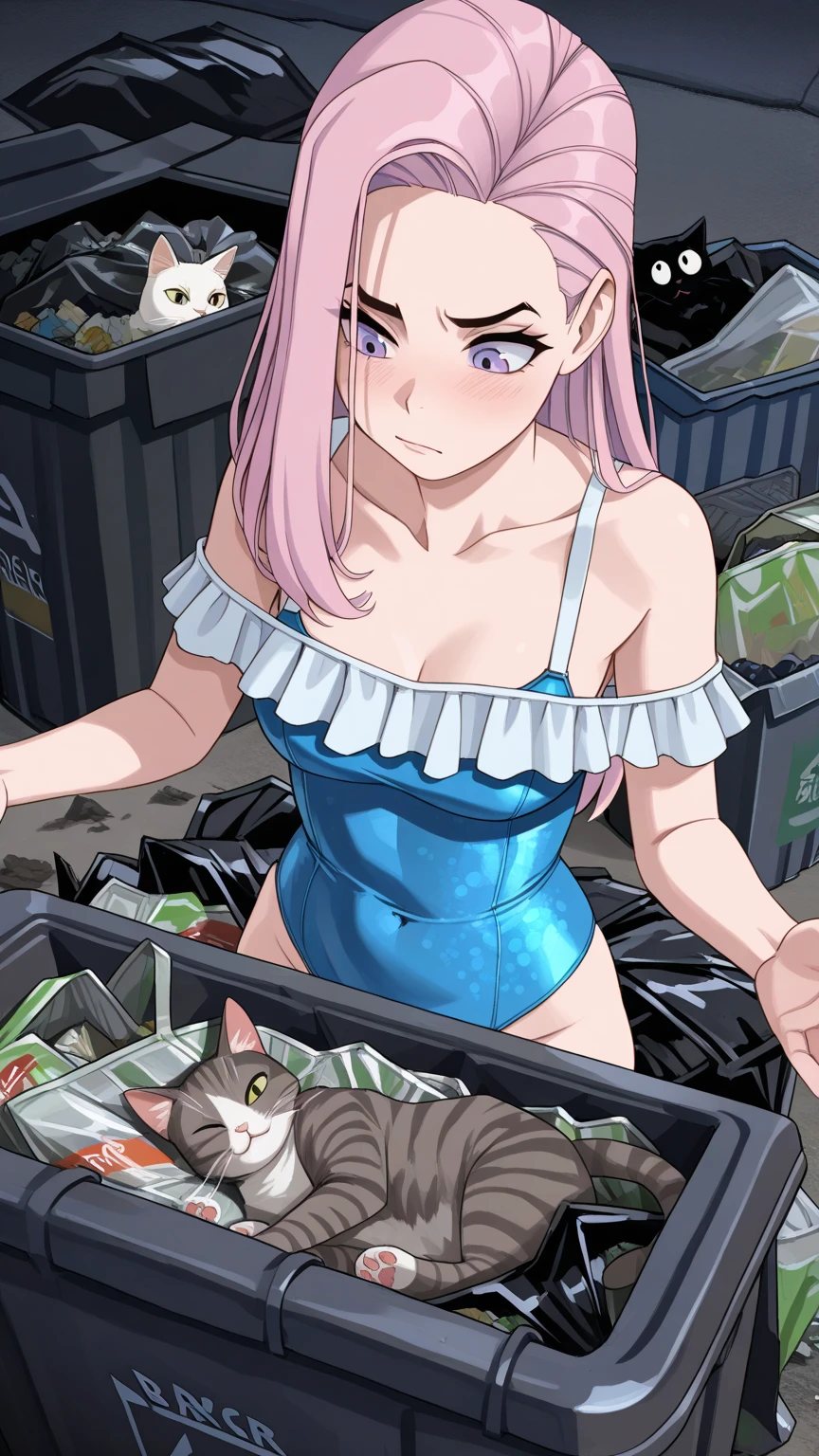 (((<lora:boxxo, green eyes trigger:1>boxxo, green eyes))) (((sexy lingerie)))