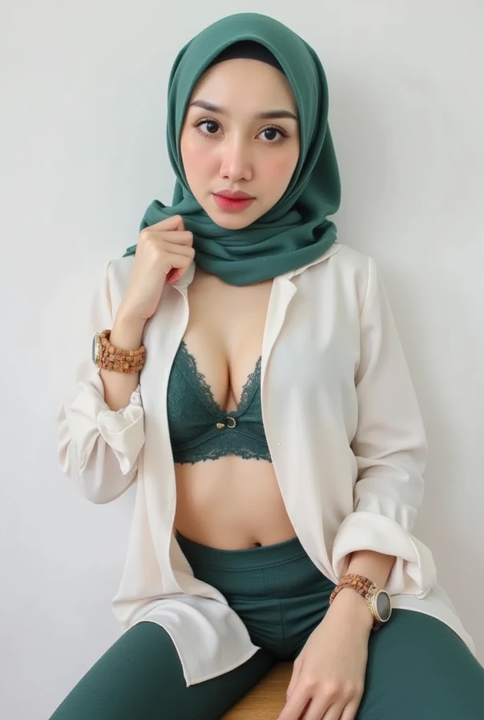 (Wearing Bra Lingerie), (((HIJAB MALAY GIRL))), masutepiece, High quality, UHD 32K, Realistic face, Realistic skin feeling , A Malay Lady, 8 years old, , Very cute and baby-like face, (((FLAT CHEST))), (MATRIX WORLD), ((look In front at the camera and SADNESS)), ((())), (((CUTE GIRL))), ((LIGHT GREEN CREAMY LIPS)), ((LIGHT GREEN CREAMY)), (undress). WEAR BRA LINGERIE, distorted berot in the barracuda beam, local fruits