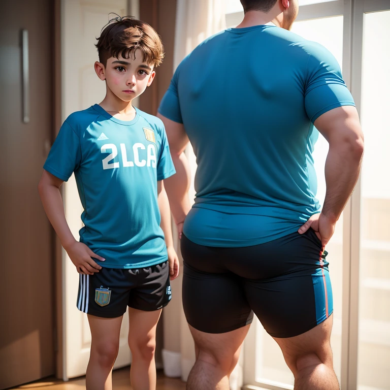 Make a full body art of a 2 father having sex with his  son