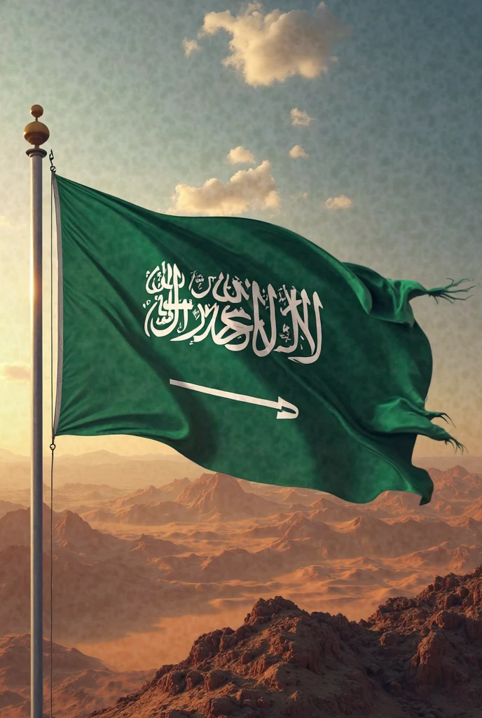 the SaudiArabia  flag,SaudiArabiaFlag,Hyperrealistic,Hyperdetailed,realistic,masterpiece,best quality,ultra realistic,High Detail,<lora:AsiaFlags01-000002:1>,Cinematic Lighting,in winter,rain,rainy days,cloudy,city,cityscape,street,
