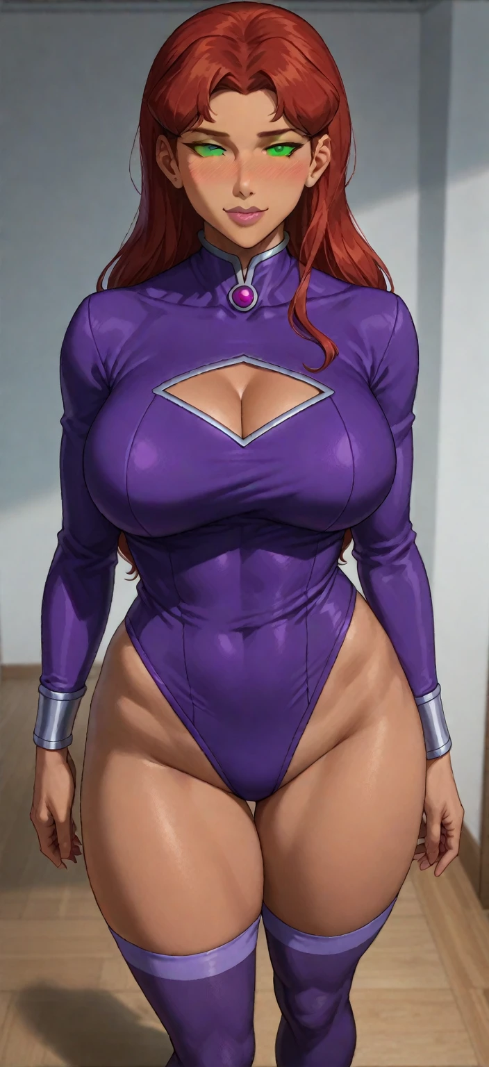 girl，alone，Gray background，Artistic lighting，Beautiful Asian Goddess，Long black hair，Long Hair,Wavy Hair,eyelash, blue eyes, lipstick, Purple bodysuit, Strapless, No sleeve, Green sash,(Shiny costumes),((Rope Bondage:1.2),Wearing a belt around his waist),((Arms tied above the head)),((Show your armpits)),Sensual,(Hair blowing in the wind),Graceful features，No sleeve，Mature Woman, Mature Woman,Detailed fingers, Perfect hands, Length 180cm,Small face,sweating,Soft thighs,Sexy legs,Sexy ass, Cleavage,Open the chest,Smooth thighs and legs，((Amazing orgasm)),大きなSexy ass, Perfect Body Proportions, Slim waist,Nipples visible,Tight waist,(Long legs:1.4),F cup bust,Huge :1.3，perspective:1.2，Looking at the audience，Character-centric，symmetry diagram，whole body:1.5，From below:1.3，Abdominal shot