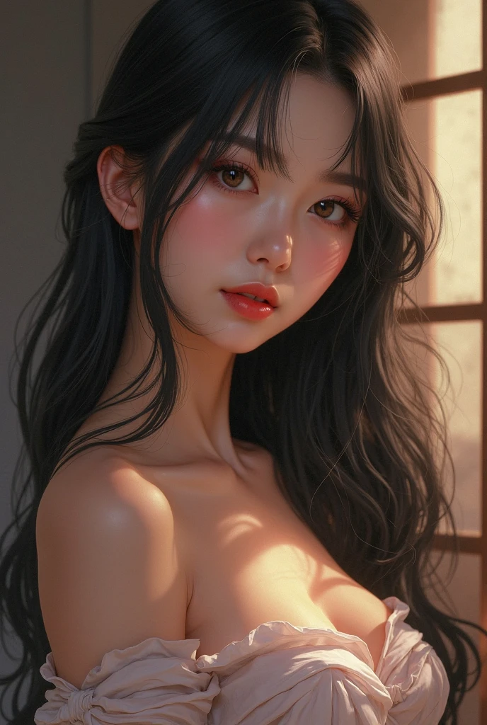 (Nezuko Kamado:1.3),Very detailed, beautiful, masterpiece, Ultra HD Photos, Ultra-high resolution:1.2), (Realistic:1.5), sunlight,Outdoor,(Nipples are visible:1.4),beautiful,beautiful太もも,Very detailed肌, Realistic skin detail, I can see my pores, (Creampie:1.5,)Sharp focus, Digital single-lens reflex camera,(Spread your legs wide:1.4),(Expose the genitals:1.3),masterpiece, Highest quality, Very detailed,,nude,Completely naked, On the bed,(penis:1.3),pubic hair,(Have sex with one guy:1.4),