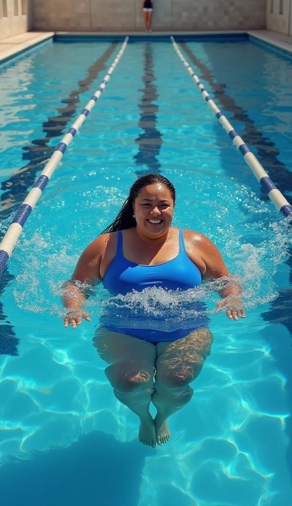 G-cup swimming teacher, standard figure
