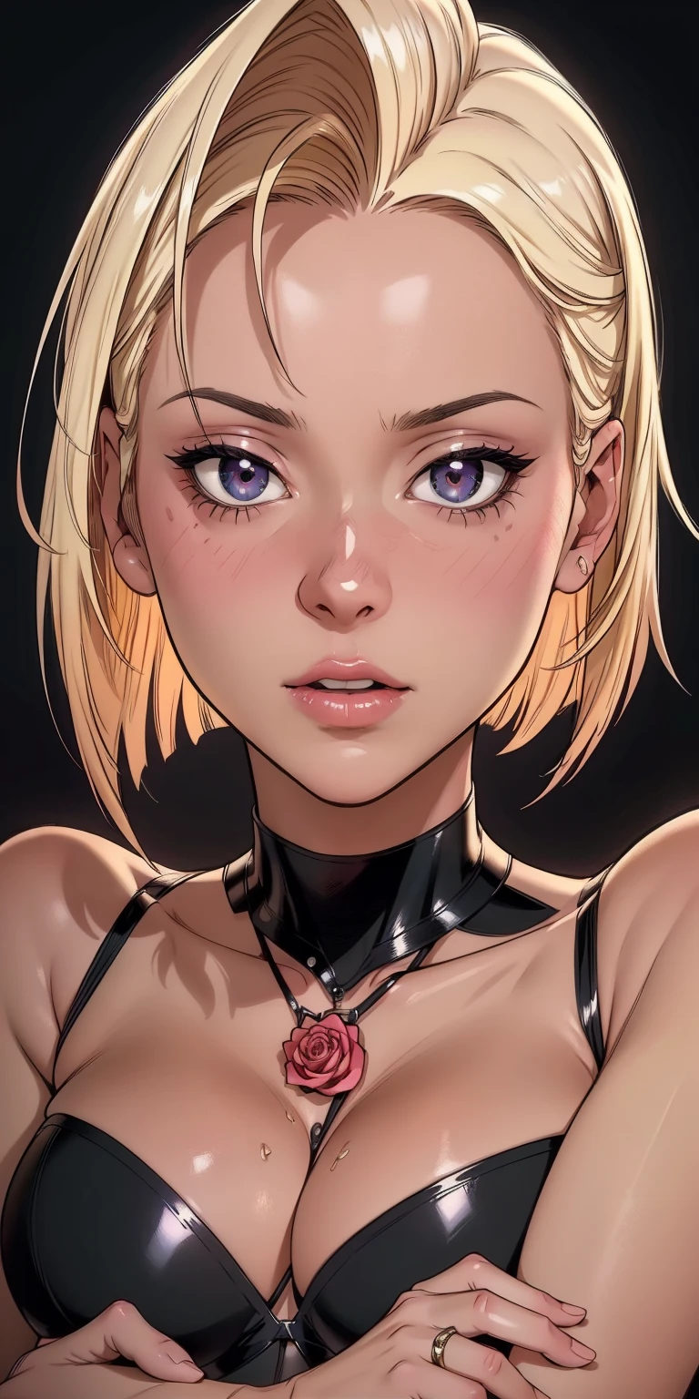 ((best quality)), ((masterpiece)), (detailed), NSFW, small breasts, prominent collarbones, skinny arms, flat stomach, visible hip bones, full body, long hair, red hair, white hair, blonde hair, dark hair, ponytail, thick ponytail, heavy ponytail, anime girl in pink wet clothes, Realistic Shadows, Detailed skin, Very small breasts, Hair Ribbon, Very detailed, highly detailed face, Perfect face shape, Perfect lips, Perfect nose, Correct beautiful eyes, Watching Viewer, Best Quality, Single Girl, No bra, No panties, Solo