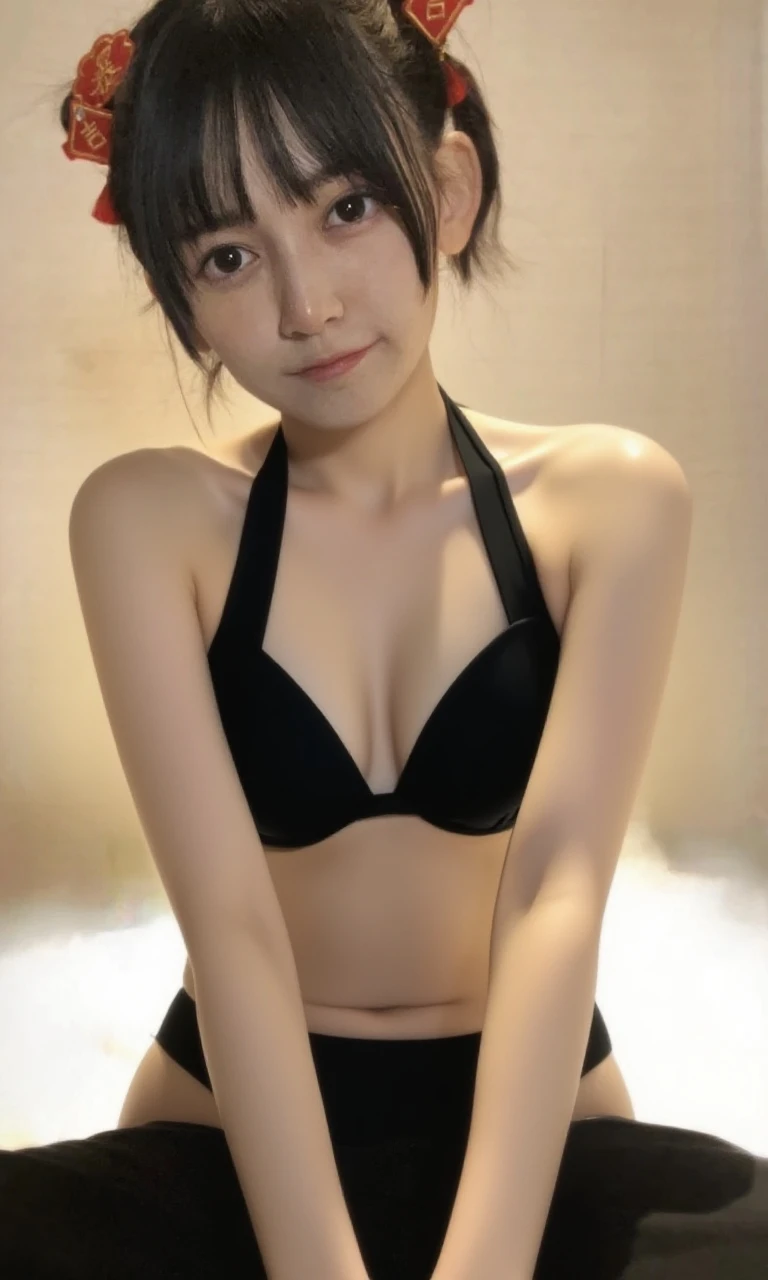 20 year old beautiful girl,Perfect Eyes,Short cut with smooth and shiny hair、Her hair is light pink、3D image、Crystal clear white skin,Bust is very very large、Full body image、The background is an open-air bath、High resolution、high resolution、A sexy pose with her hair up while completely naked、high resolution写真、Her lips are a light orange color with a lustrous shine.、Hairless genitals、Clear, sharp images of the lower body