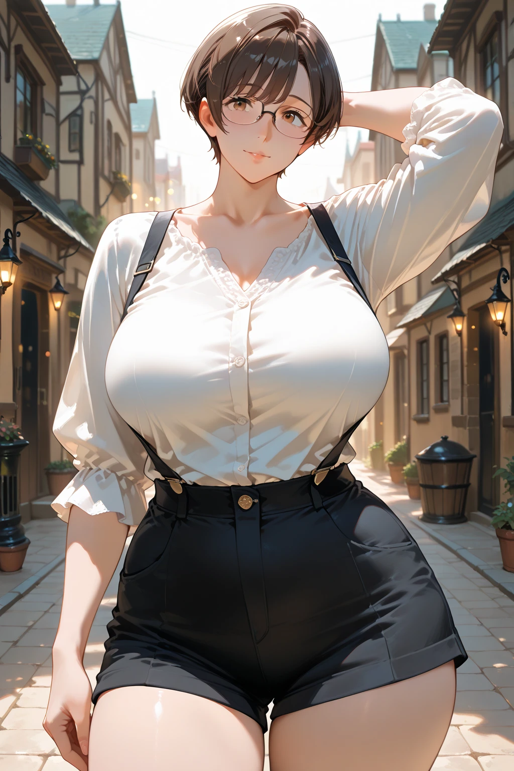 Detective Conan,Eri Kisaki,Female lawyer (Fashion: delicately embroidered shirts)、Glittering Belt、(Luxury leather skirt)、《The chest is extra large》、Big butt、《《Hairstyle、Hair style is fixed、No change》》、The expression shows the shame、A face enduring pleasure、Elevation、((The hands are casually hidden))、Gravure sexy pose Shirt I'm wearing、Milky juice splashing onto the skirt I'm wearing A huge amount The collar is large、Pointy shirt、The shoulders of the shirt are embroidered、The sleeves are see-through 《《A shirt with a very large collar》》