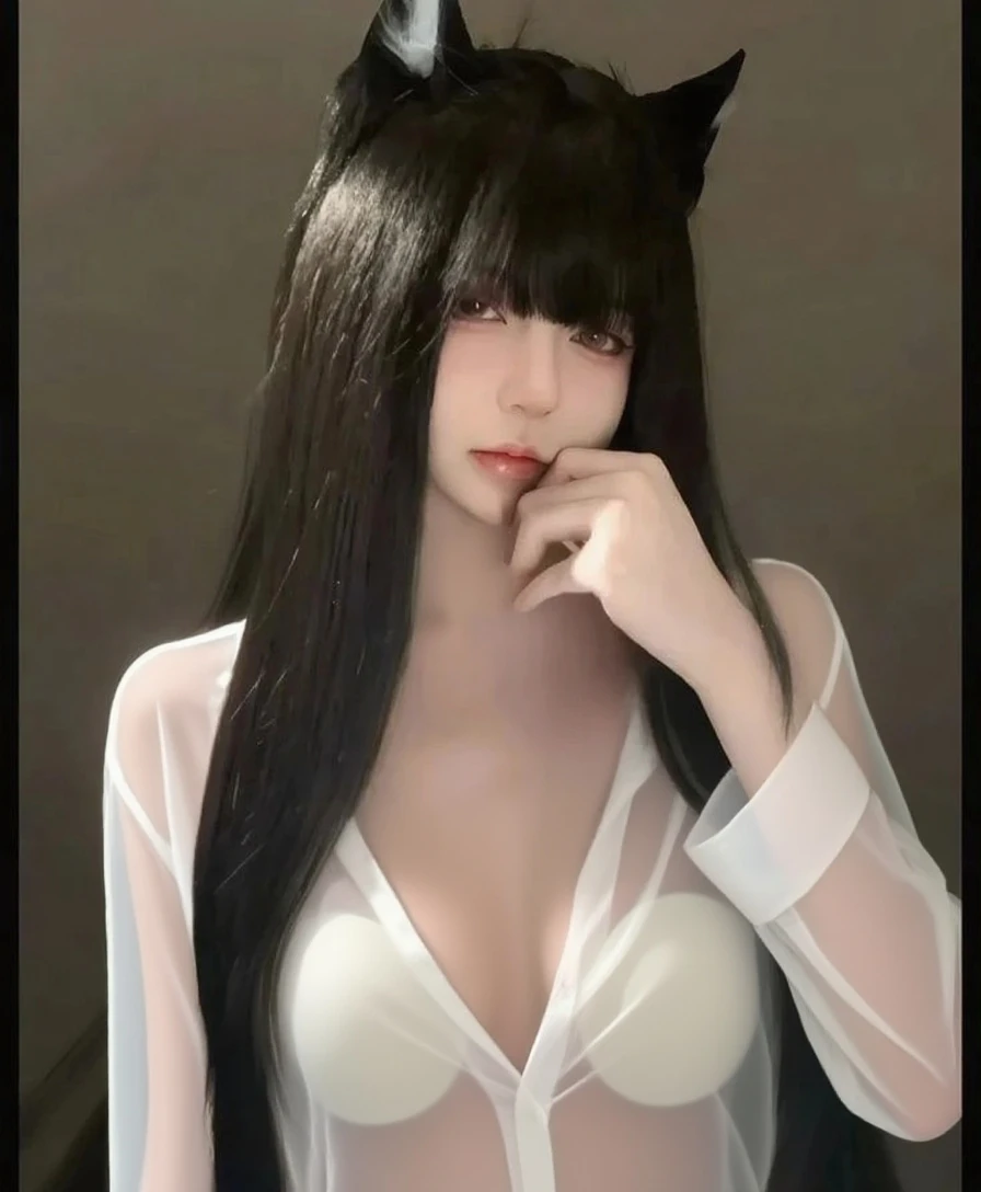 best quality, tmasterpiece,Ultra-high resolution,Clear face,(Reality:1.4),ferpect lighting,(upper body photo), (photorealistic:1.50), anime wallpaper, Guviz style artwork, cover-up fantasy up to magic , by Yang J, Guviz, beautiful artwork illustration, beautiful digital artwork, beautiful digital illustration, Li Song, beautiful anime portrait, art style in Beauvot, 1girl, ahri \(league of legends\), fox ears, tail, breasts, cleavage, multiple_tails, long_hair, black_hair, yellow_eyes, white clothing, red clothing, white tail,
1boy, penis,
(Sex:1.3), squat, The penis enters the vagina,