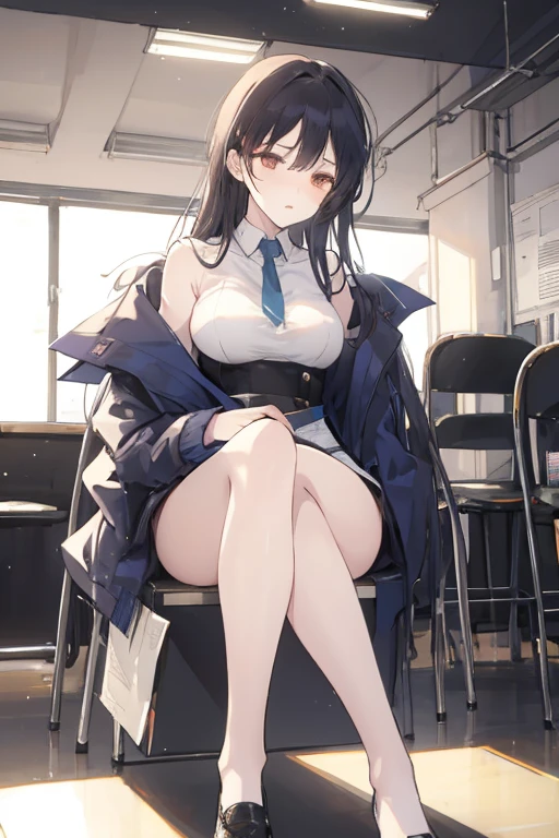 a beauty girl、Normal-sized、Take the train、Black Bikini、A look of shame、String panties、Sitting in a seat